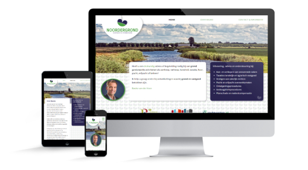 Website voorbeeld: Noordergrond