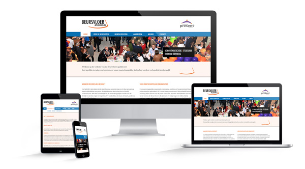 Website voorbeeld: Beursvloer Apeldoorn